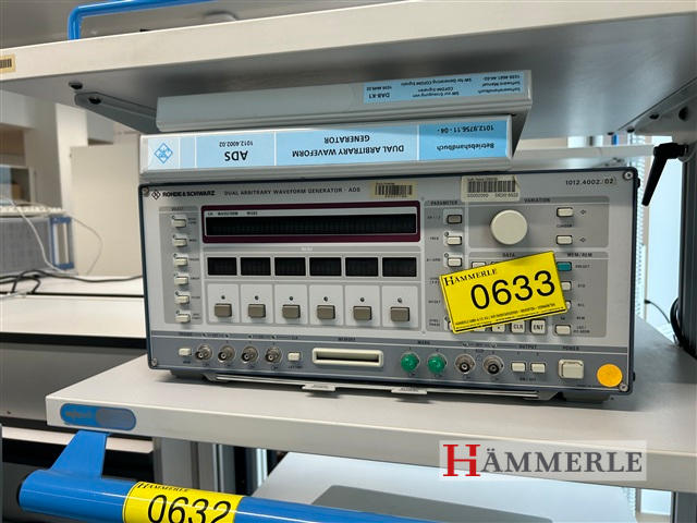 ROHDE&SCHWARZ DUAL ARBITRARY WAVEFORM GENERATOR ADS